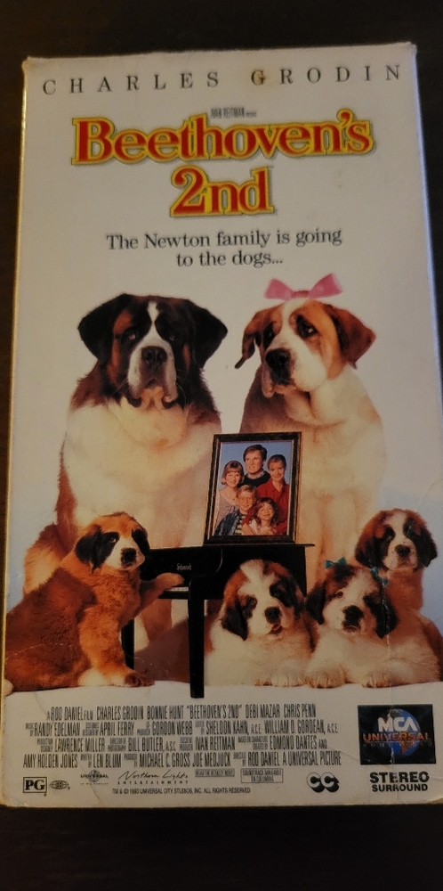MCA Universal Home Video Beethoven's 2nd VHS Tape